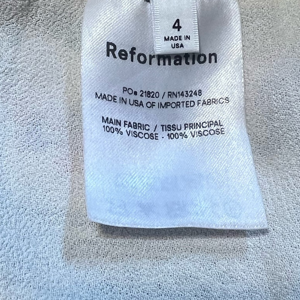 Reformation Novena Top Size 4 - Picture 5 of 5
